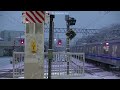 西武鉄道20105f（Ｌトレ）上り回送～各停拝島行　など　雪の小平