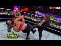 WWE 2K24 SIMULATION: Roman Reigns & The Usos vs The Bloodline Crown Jewel 2024 Highlights