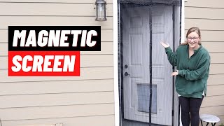 Magnetic Screen Door Review 2022 by IKSTAR | Mosquito Net Keeps Bugs Out and Cool Air In