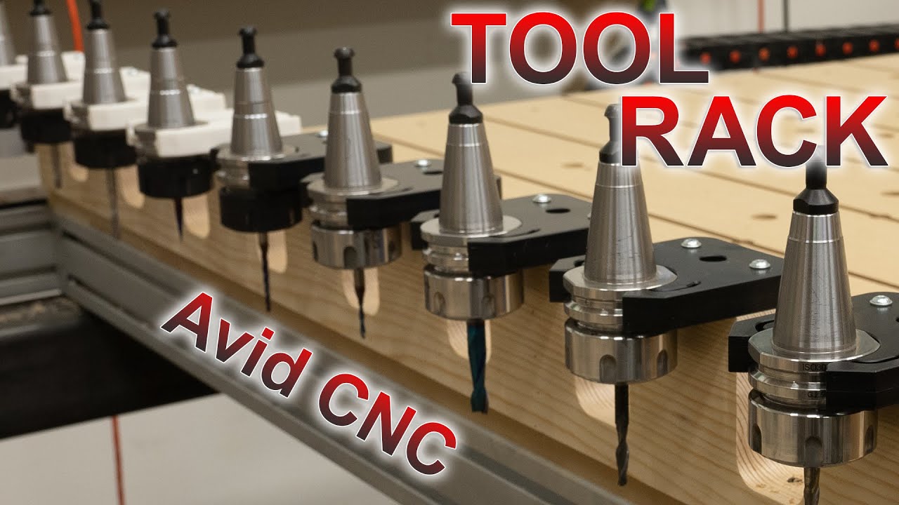 CNC Build Ep 6: Automatic Tool Changer Rack / Tool Stations - DIY Wood ...