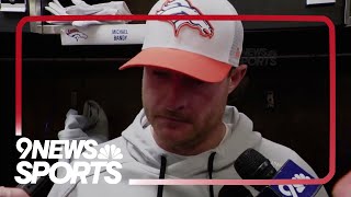 Broncos kicker Wil Lutz reacts after game-winning field goal attempt blocked by Chiefs