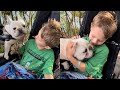 Cooper Roberts, boy paralyzed in Highland Park shooting, reunited with pet dog