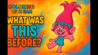 Trolls Poppy Coloring Page | Relaxing & Fun Drawing
