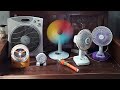 FAN COLLECTION desk Fan, stand Fan, mini Fan - koleksi kipas anginku