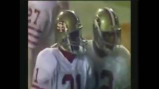 3rd and 3, John Elway's pass is knocked away by Eric Wright🙅‍♂️ intended for Clint Sampson.