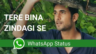 😍😍 Tere bina zindagi se koi whatsapp status || cover song 😍😍