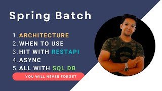 Spring Batch with REST API and SQL DB using Spring Boot