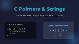 C Pointers & Strings: Beginner's Guide to Efficient String Manipulation🚀