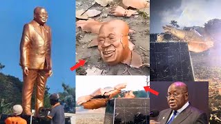 Akufo-Addo's SHOCKING Statue DESTROYED at Effia-Nkwanta Hospital