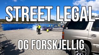 Street Legal Bergen på Eikås og Motordag på Sartor - Drifting og Dragrace.