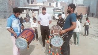 16 matra teen Taal rasel part 1.#dhol Gaziyabad vijay nagar #bestplayer #dholplayer #dholplayers .