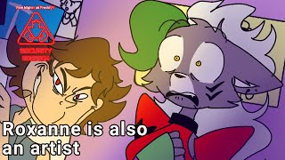 Roxanne is also an artist // Fnaf Security breach // Roxanne wolf