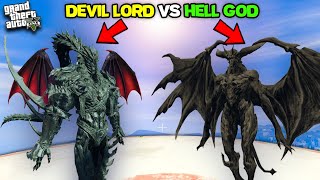 DEVIL LORD Attack FRANKLIN and HELL GOD in GTA 5 | SHINCHAN and CHOP