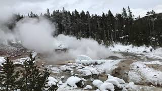 Yellowstone Steamboat Geyser Feb 23018