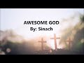 AWESOME GOD BY SINACH WITH LYRICS