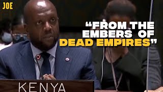 Ukraine: Kenyan ambassador's incredible speech to UN