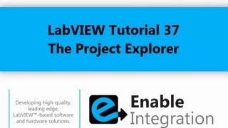 LabVIEW Tutorial 37 - Project and File Structure (Enable Integration)