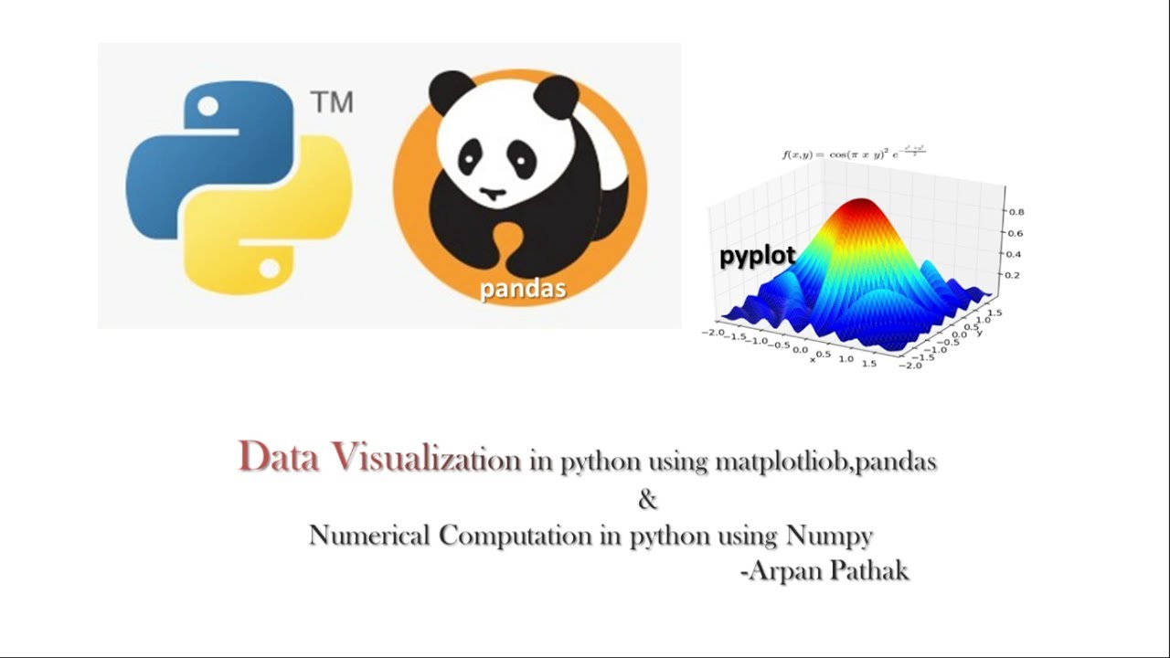 Data Visualization In Python Using Matplotlib, Pandas And Numpy - YouTube