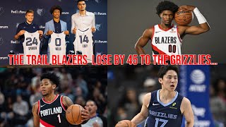 Grizzlies Vs Trailblazers Game highlights/Reaction! + Is Scoot Henderson a BUST??