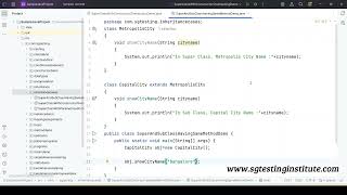 Core Java OOPS Part - 31 | Inheritance in Java | Method Overriding