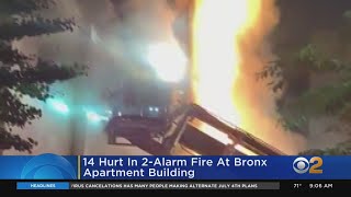 14 People Hurt In Bronx Apartment Fire; More Than 100 Firefighters Respond