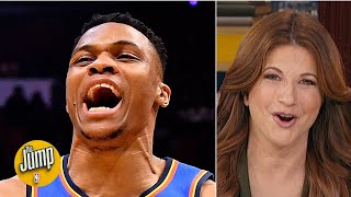 Rachel Nichols pays tribute to Russell Westbrook before his return to OKC | The Jump
