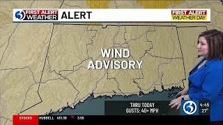 FORECAST: It’s a First Alert Weather Day due to strong wind gusts