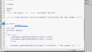 Using Javascript for simple addition part 8