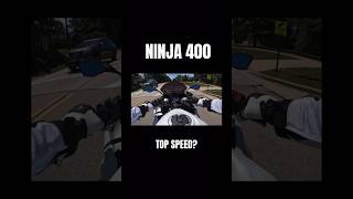 What Is The Top Speed Of The NINJA 400?