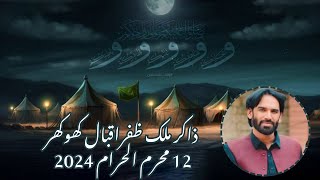 Zakir Malik Zafar Iqbal Khokar 12 Muharram 2024 Imam bargah Qasre Aseer e Baghdad Bahawalpur