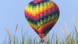 HETE LUCHT BALLON vaart boven TEXEL (22-8-2013)