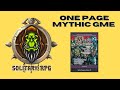 One Page Mythic GME