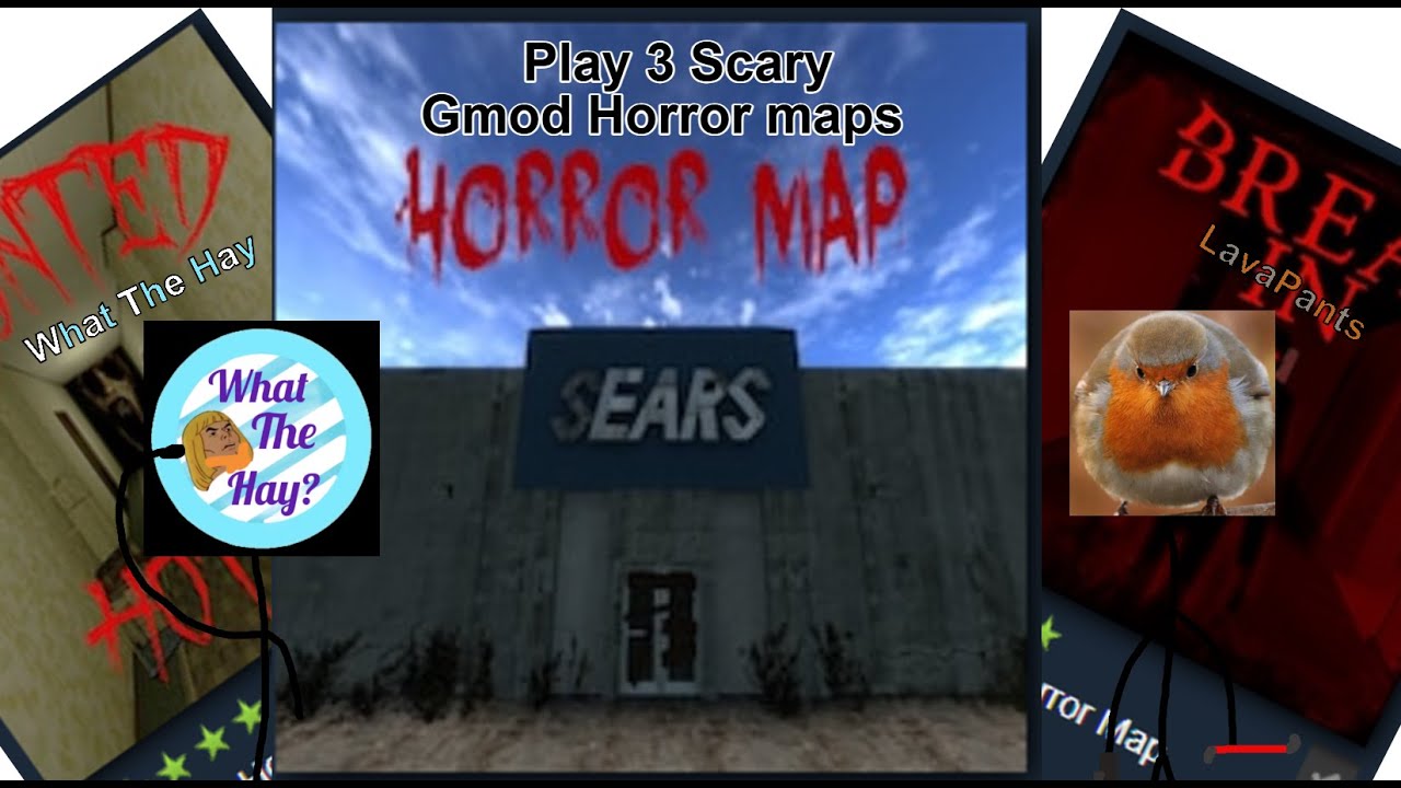 I Play 3 Scary Gmod Horror Maps W Whatthehay Youtube