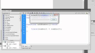 Flash Action Script 3.0 Basics 2. what is a functions
