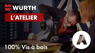 ATELIER : 100% Vis à bois