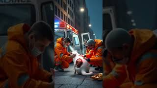 Rescue Team Saved By Injured Helpless Cat