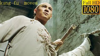 Kung Fu Movie! Young man’s martial arts are unfathomable—he uses a stick to defeat 7 top masters.