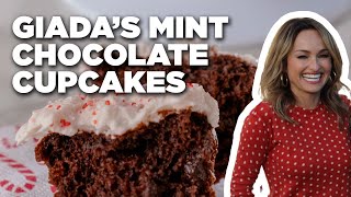 Giada De Laurentiis' Double Chocolate Mint Cupcakes | Giada's Holiday Handbook | Food Network