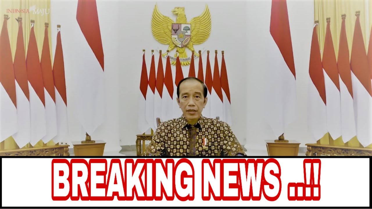 Breaking News!! Presiden Jokowi Umumkan Perpanjangan PPKM Darurat - YouTube