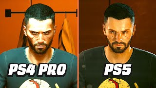 Cyberpunk 2077 - PS4 Pro (Patch 1.31) vs PS5 version (Patch 1.5) Graphics Comparison