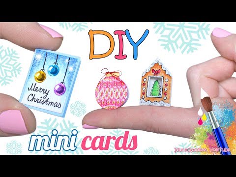 How To Make Miniature Greeting Cards For Christmas – DIY Mini Christmas Cards How To Make Miniature Greeting Cards For Christmas – DIY Mini Christmas Cards