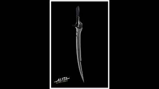 ดาบอลิตา Alita Battle Angel HCMY Damascus Sword (Pre Order รอสินค้า 2 อาทิตย์)