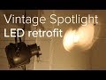 Vintage theatre spotlight - LED retrofit Vintage theatre spotlight - LED retrofit
