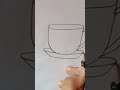 Cup drawing/Anita's Art & Craft/#Shorts