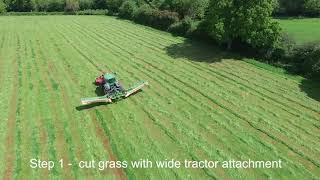 How to make hay bales in 3 simple steps!