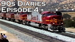 90s Diaries, Episode 4 - Southern Pacific and Santa Fe in Tehachapi during the early 1990s