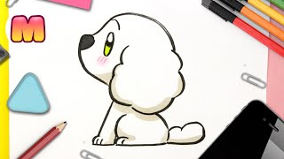 COMO DIBUJAR UN PERRO KAWAII - Dibujos faciles kawaii - Aprende a dibujar animales con Jape