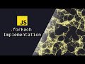Implementing Array.forEach function in JavaScript and Adding it into the Array's prototype
