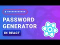 Password Generator Application in React