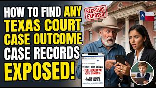 How do i find the outcome of a court case in Texas